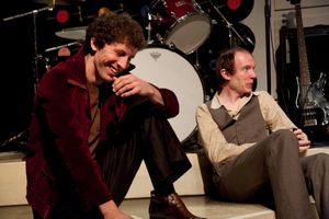 Bill (Nathan Drackett) and Charlie (Bries Vannon) laugh at the rest of the band durin Photo